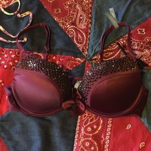 Rhinestone aerie push-up bra